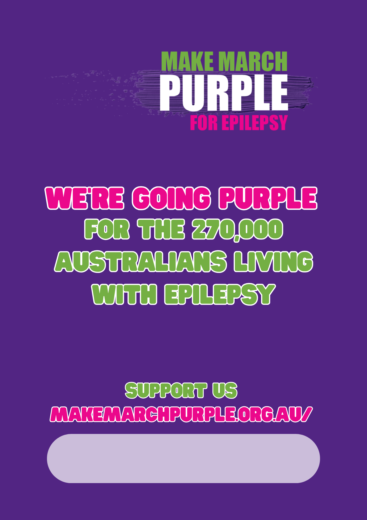 MMP26 We're Going Purple Poster