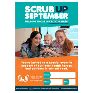 Flyer - Scrub Up Your Way Event