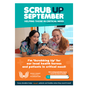 Flyer - Scrub Up Your Way Support Me