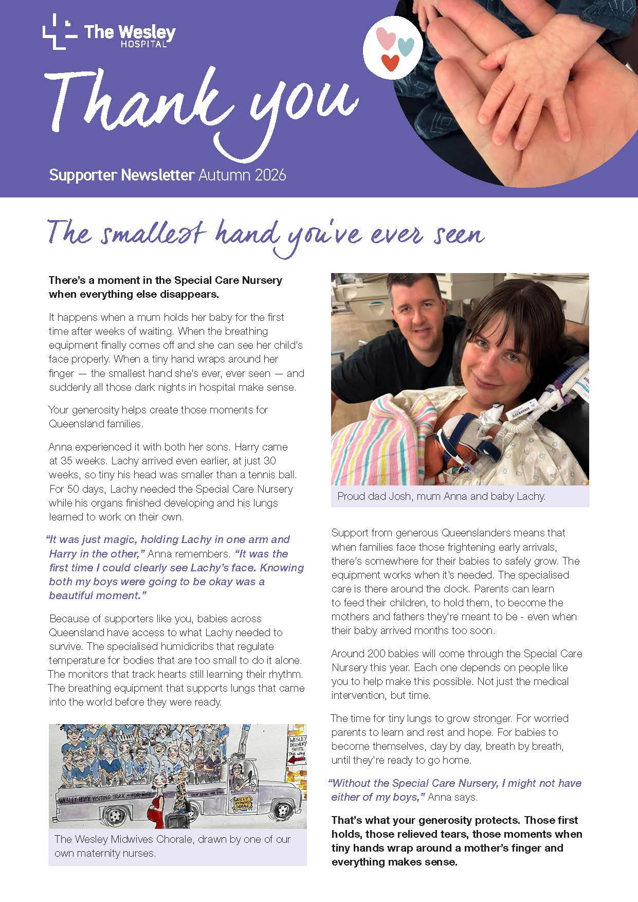 Supporter Newsletter - Autumn 2026
