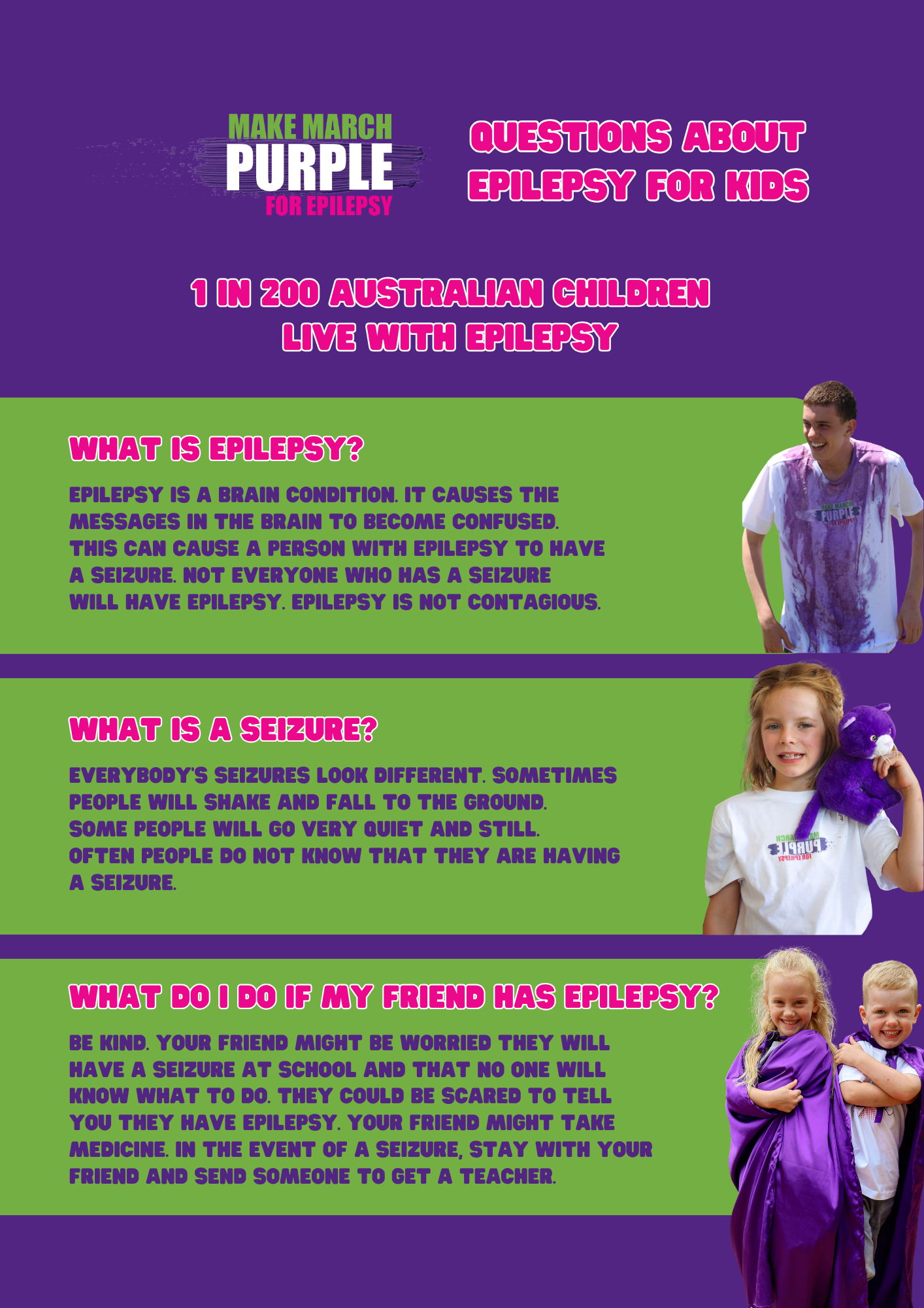 MMP26 Questions About Epilepsy for Kids Poster