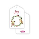 Gift tag 4 - Kookaburra Wreath<br>(10 pack)